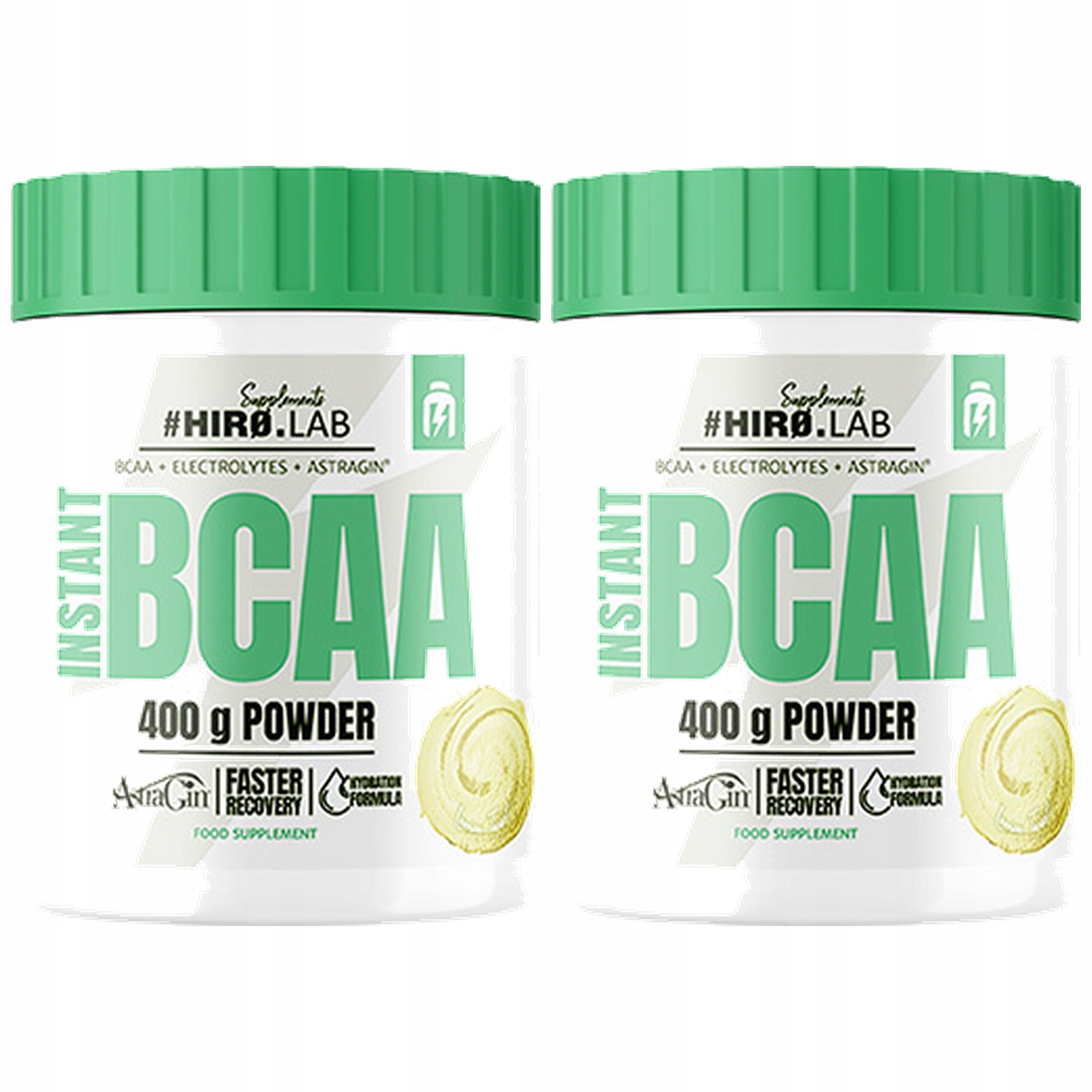 2x AMINO ACIDS BCAA AMINO 400 g REGENERATION STRONG + ELECTROLYTES LEMON HIRO
