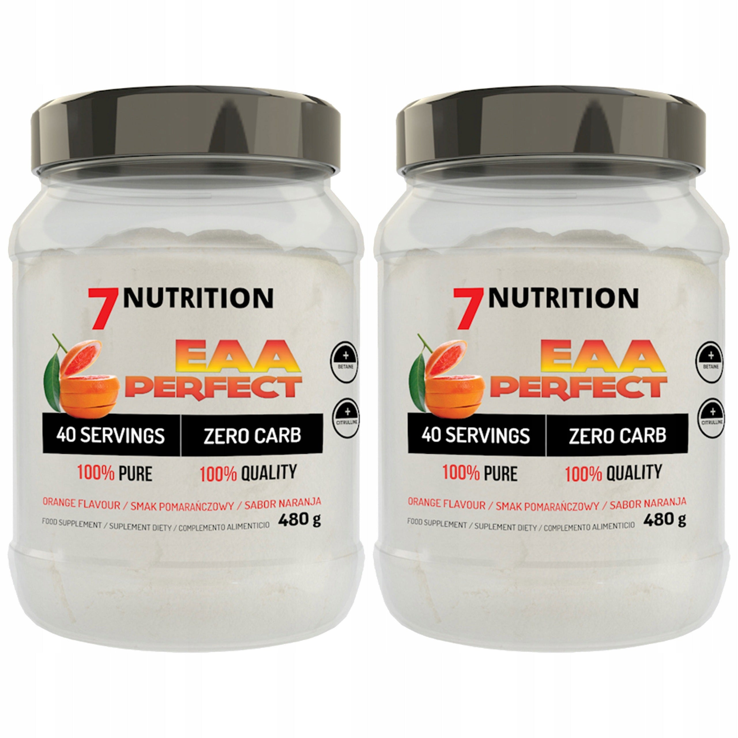 2x AMINO ACIDS CITRULLINE 7NUTRITION EAA PERFECT 480g