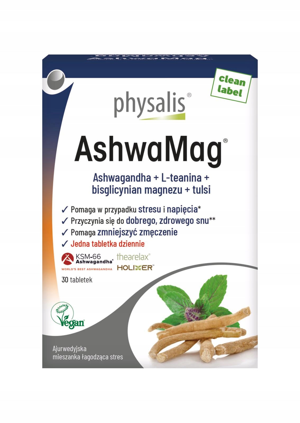 2x ASHWAGANDHA + MAGNESIUM 30 TABLETS - PHYSALIS Brand Physalis