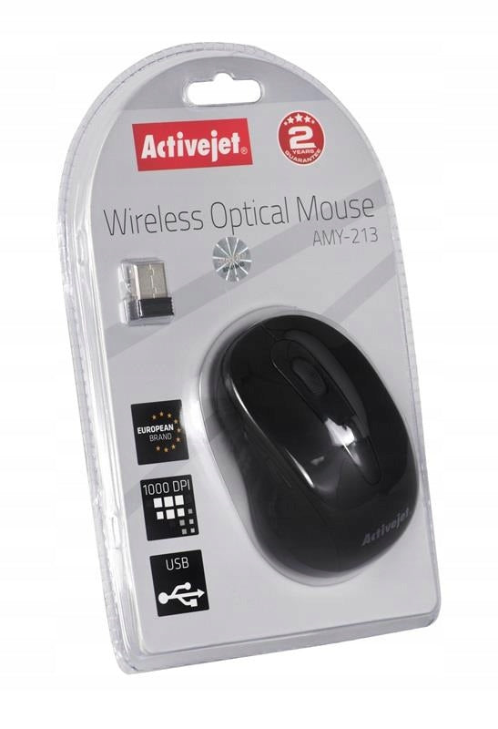 2x Activejet AMY-213 USB wireless mouse (optical; 1600 DPI; color spell Manufacturer ActiveJet