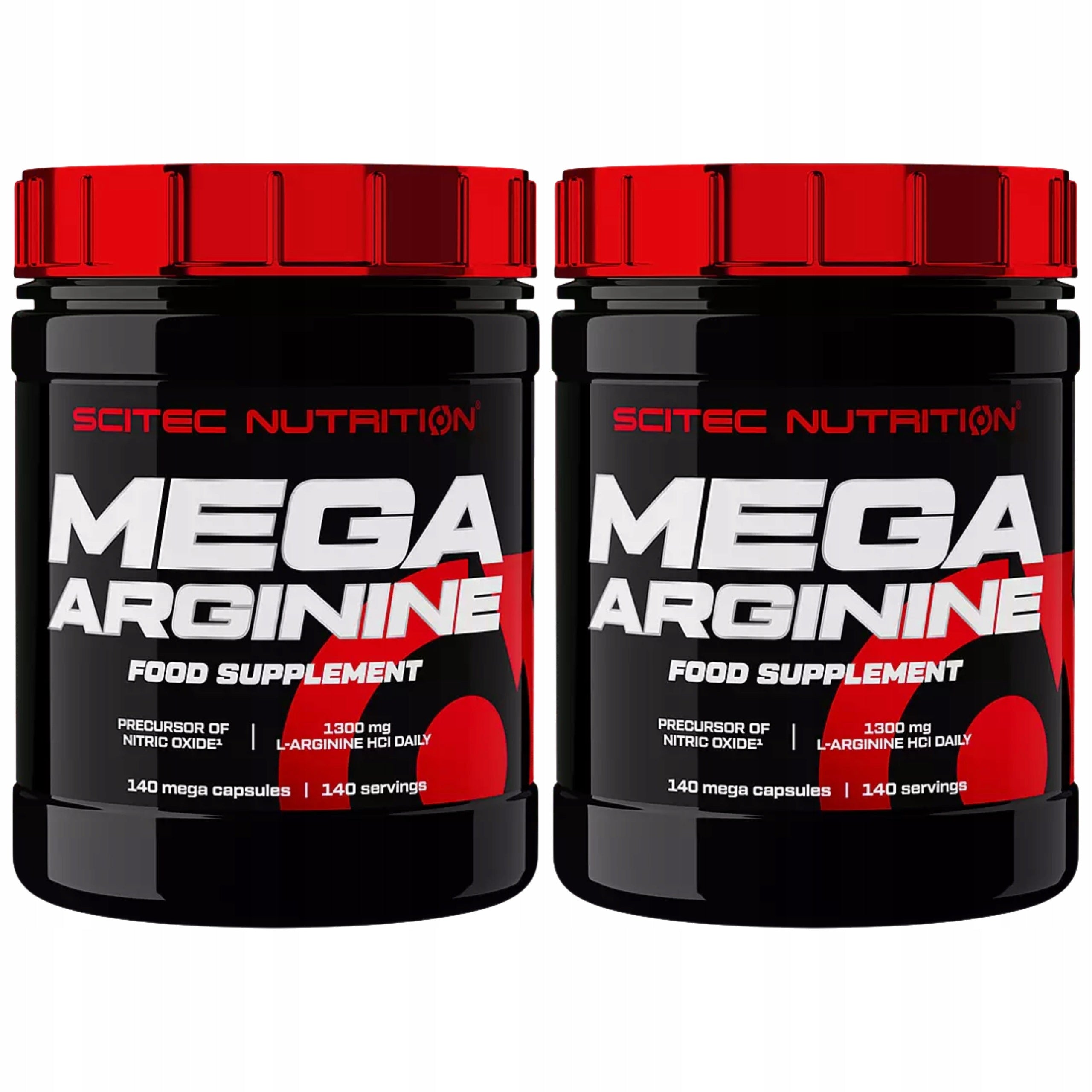 2x Arginine L-Arginine nitric oxide muscle pump 140 kaps SCITEC