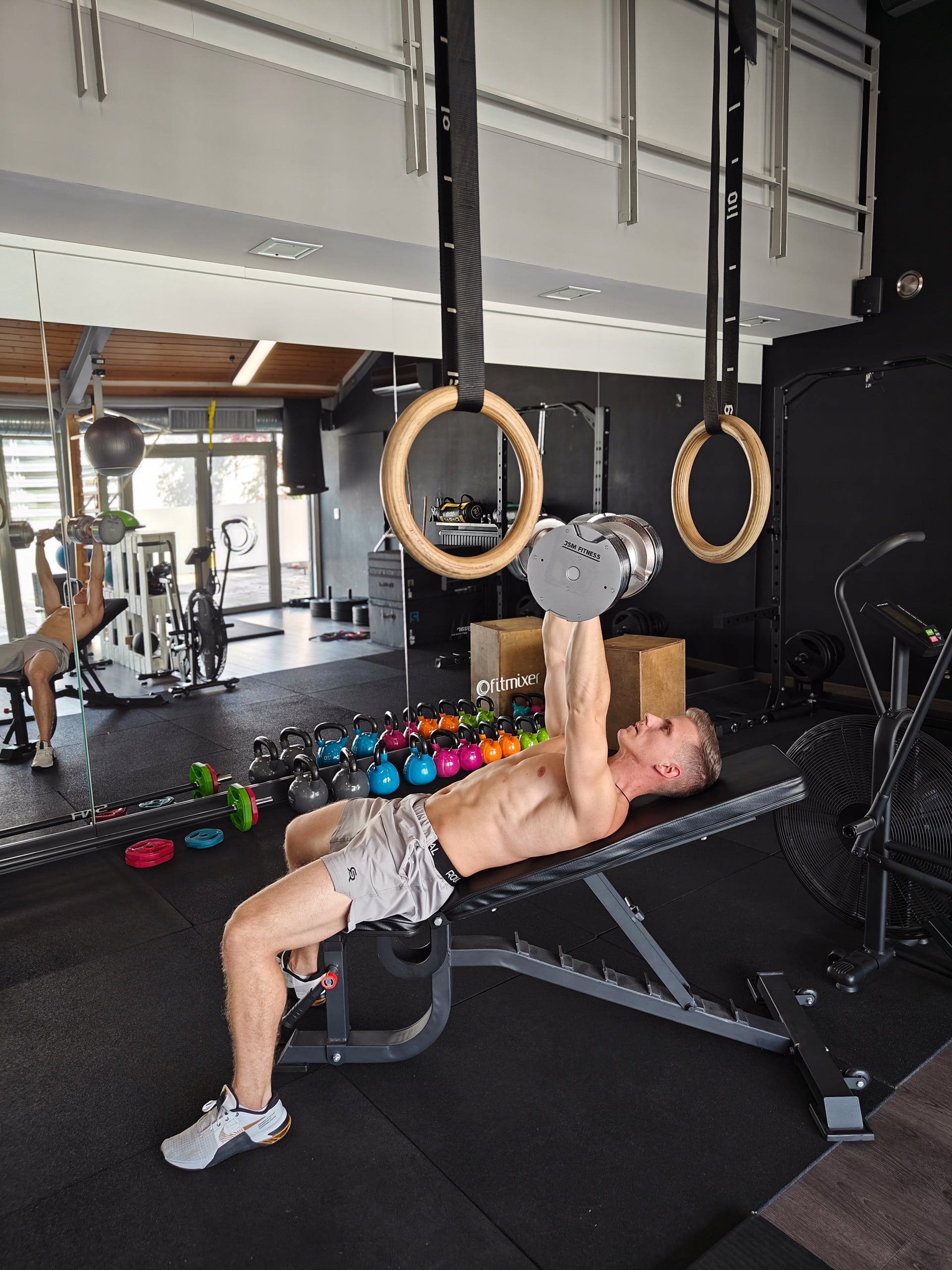 2x BARBELL ADJUSTABLE 23.5KG stroke every 1.5kg, 14in1 DUMBBELL ADJUSTABLE JSM Weight 1x 24 kg
