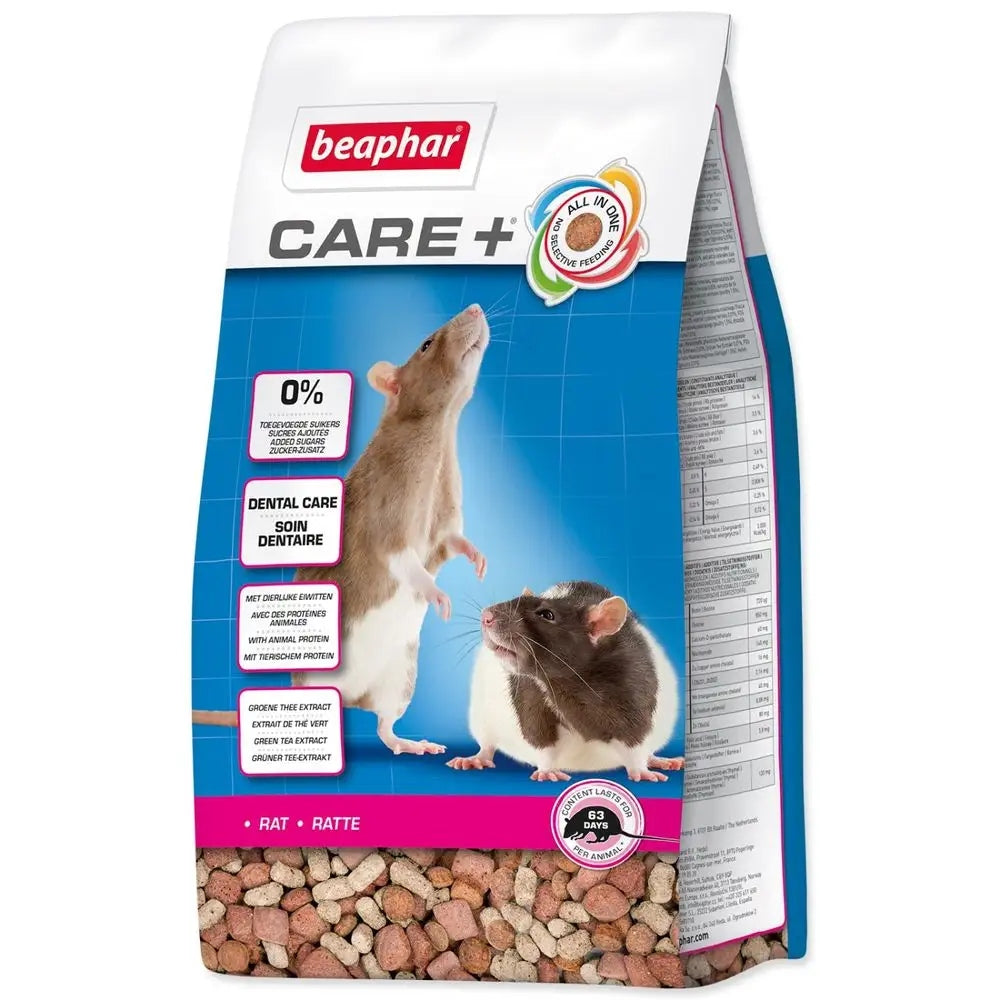 2x BEAPHAR Care+ Rat Super Premium Food for Rats 700g Brand Beaphar