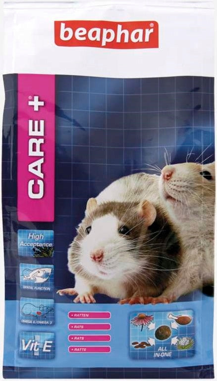 2x BEAPHAR Care+ Rat Super Premium Food for Rats 700g