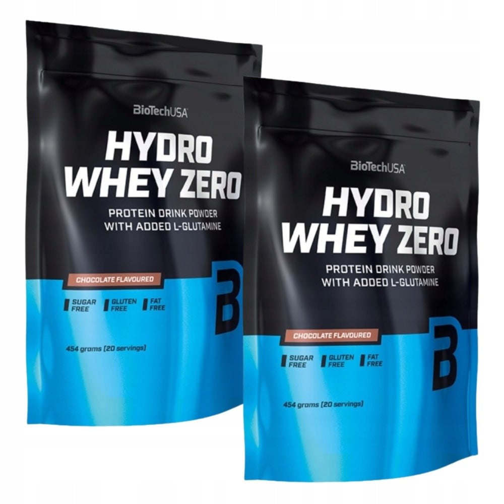 2x BIOTECH HYDRO WHEY ZERO 454 g HYDROLYZATE PROTEIN MUSCLE MASS STRENGTH Expiration date at least six months from the date of purchase