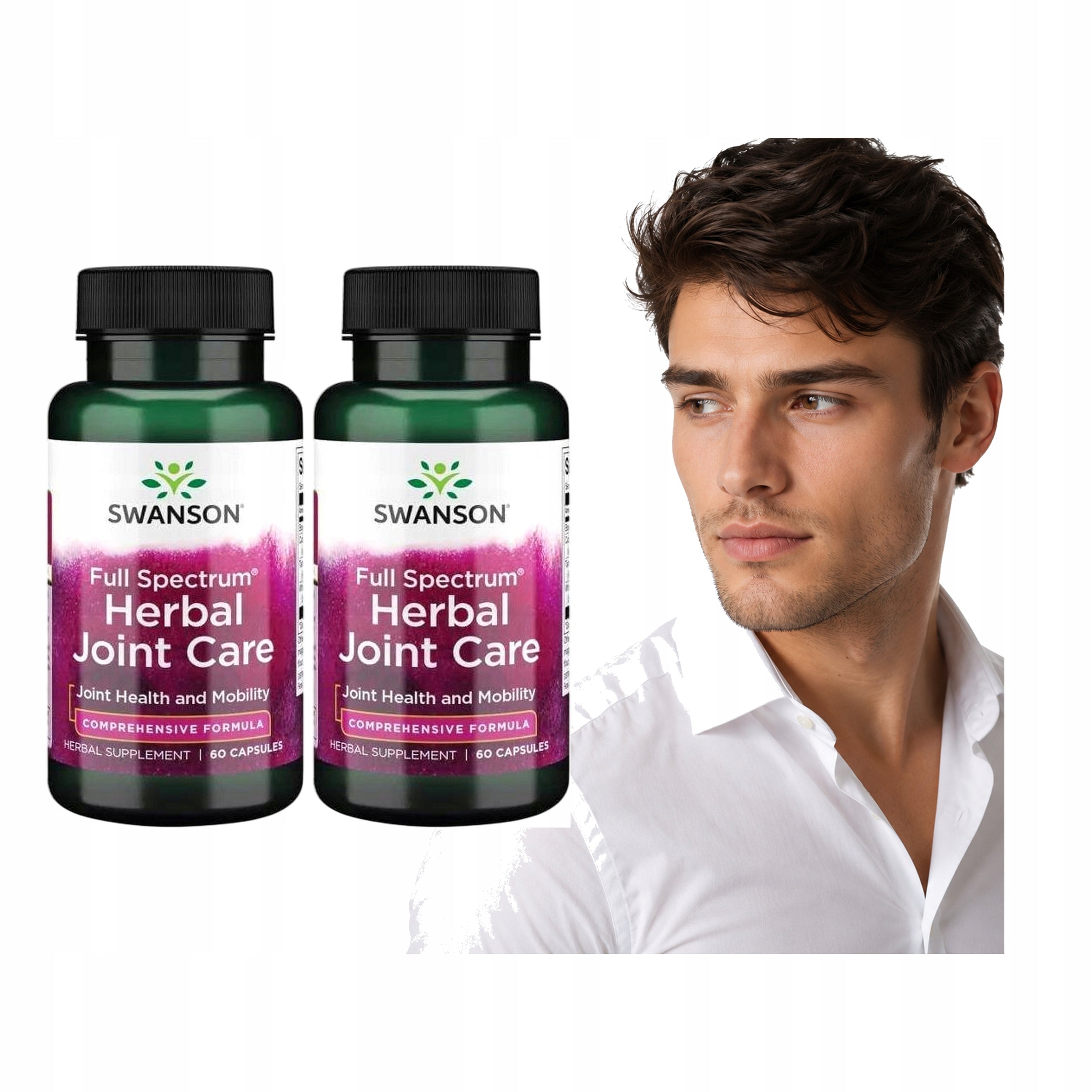 2x BOSWELLIA SWANSON Herbal Joint Care Cat's Claw Cherry Willow 120 kaps.