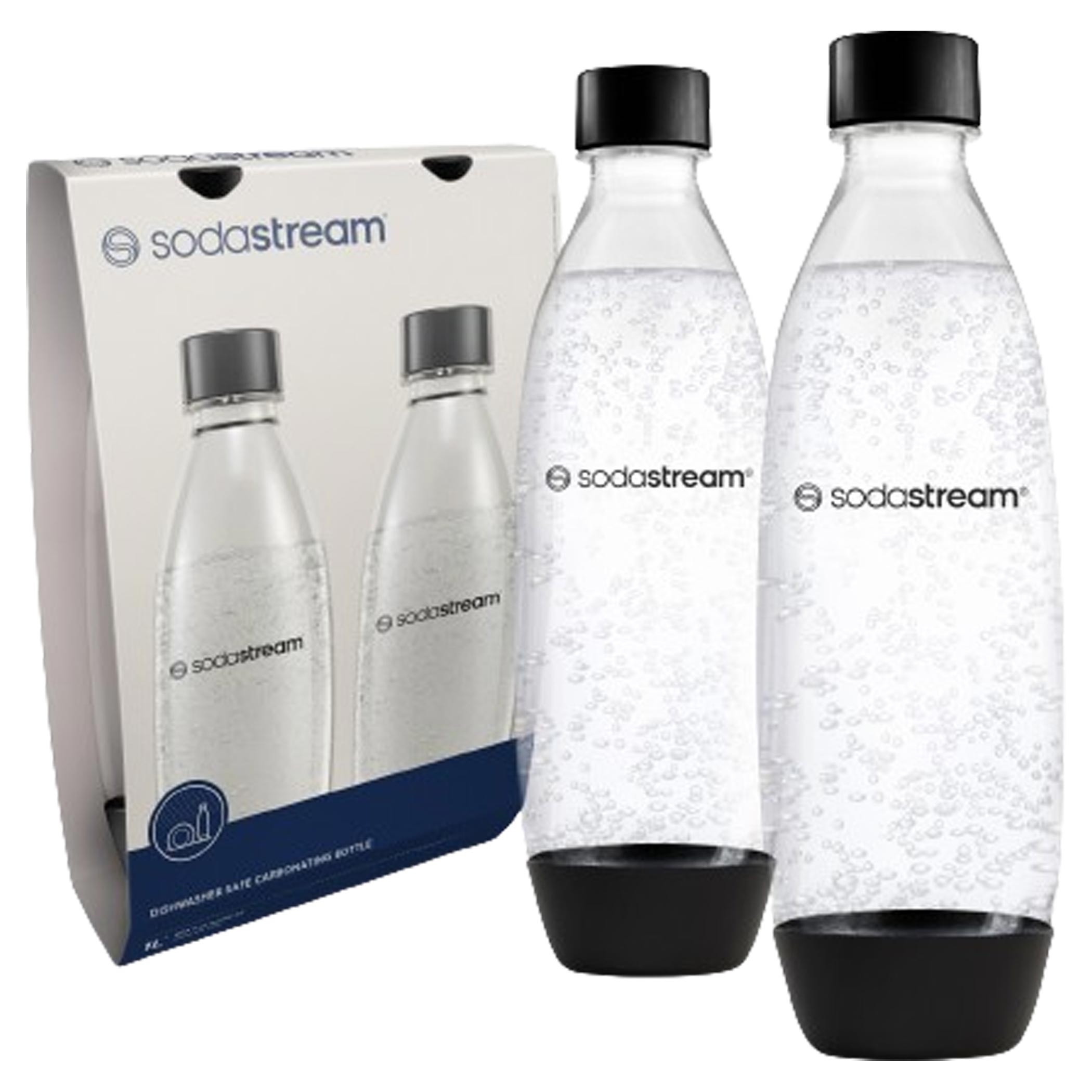 2x BOTTLES FOR SATURATOR SodaStream Fuse 1L TWO-PACK | FOR DISHWASHER Manufacturer code Butelki Fuse do zmywarki 2x 1L