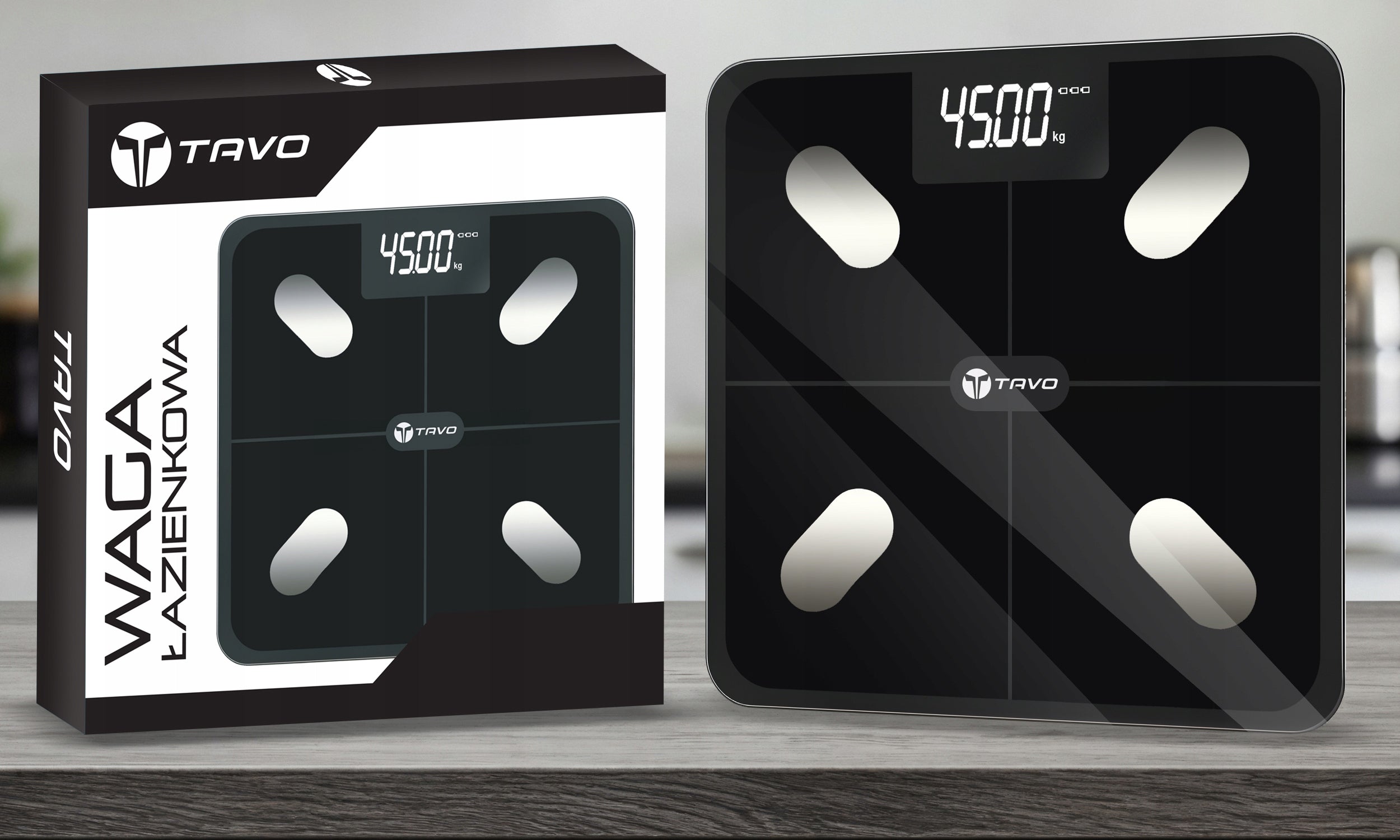 2x Bathroom Scale Analytical Electronic Smart Sports App Bmi