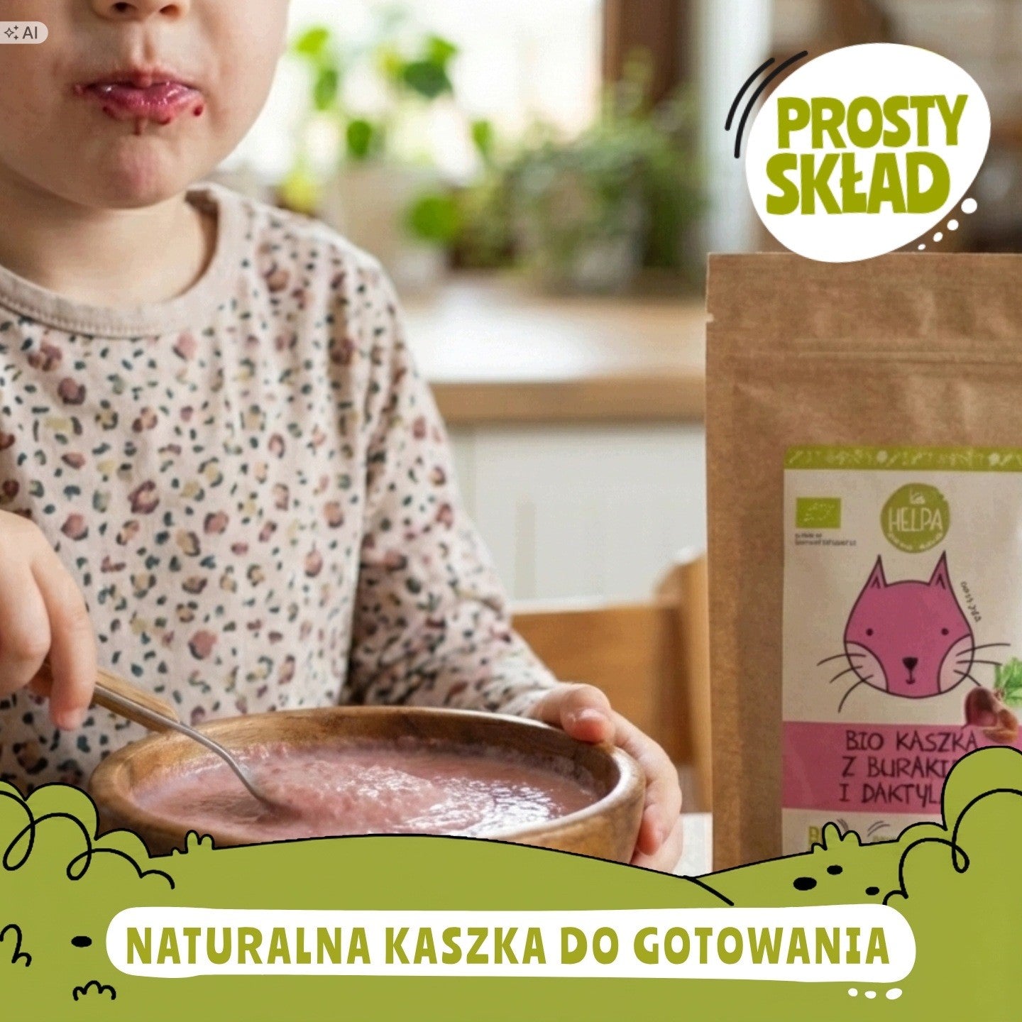 2x Bio Porridge with Beet and Dates 200 g HELPA eco without added sugar Age range not specified