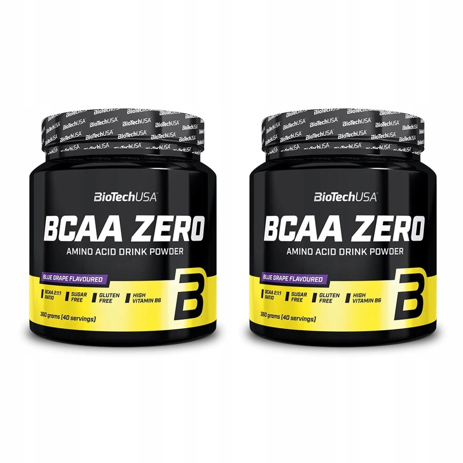 2x BioTech USA BCAA ZERO 360 g pineapple-mango flavoured