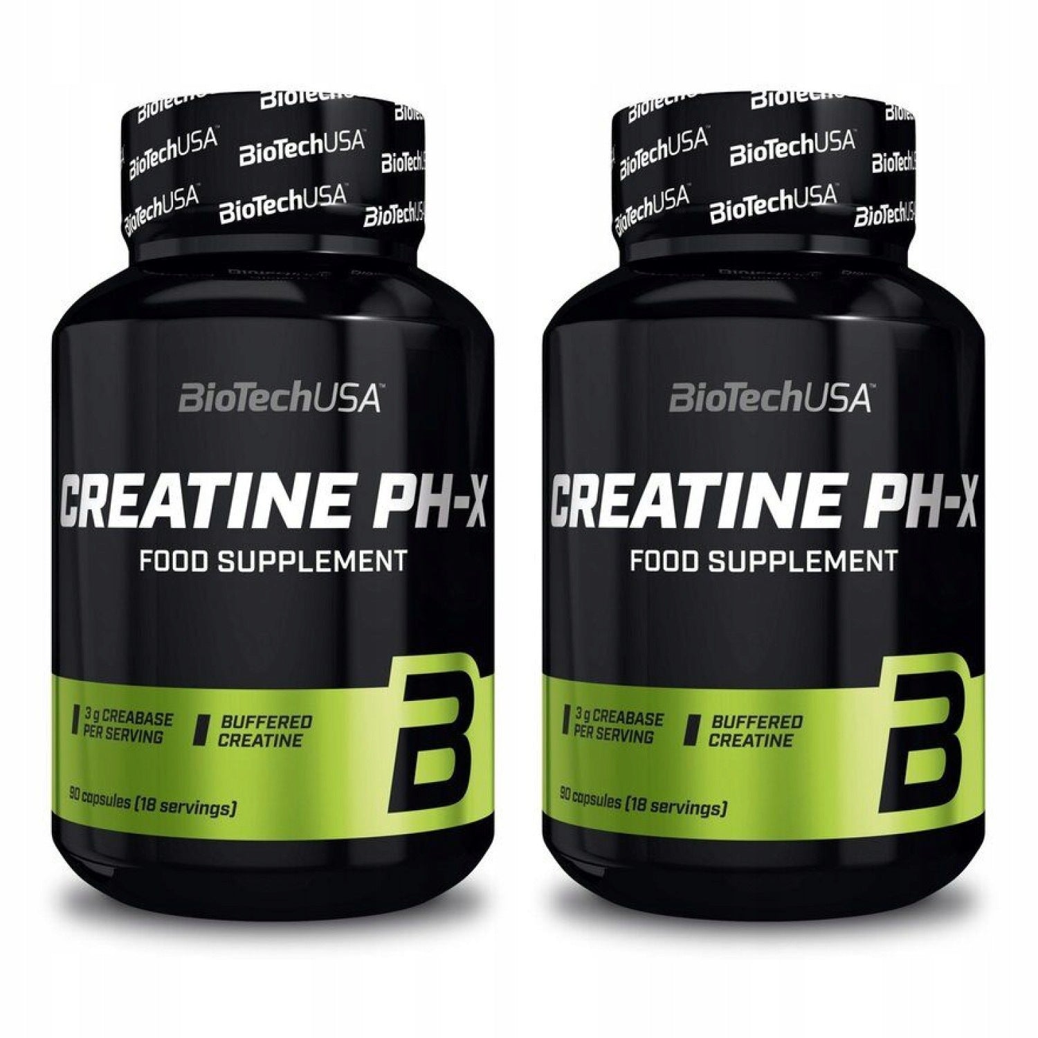 2x BioTech USA Creatine PH-X 90 capsules