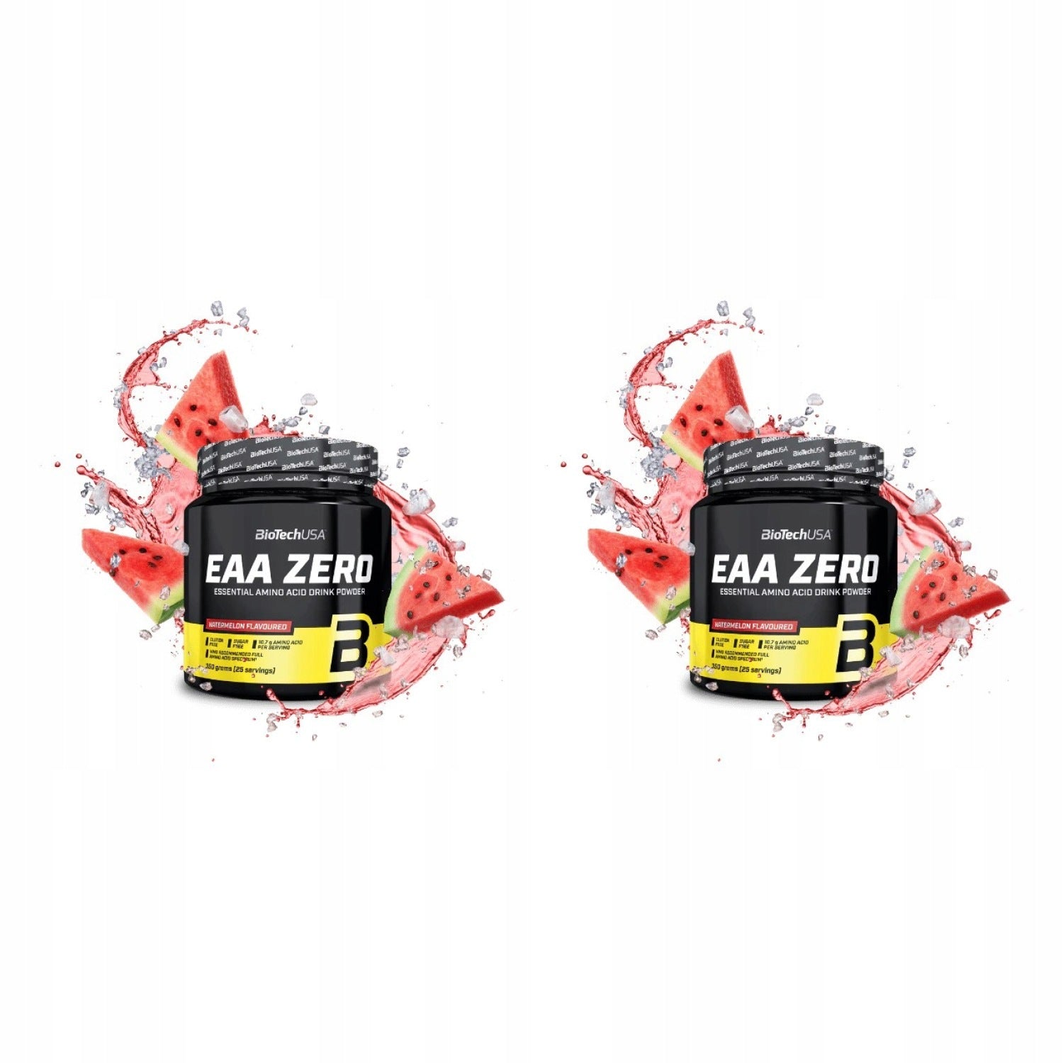 2x BioTech USA EAA Zero 350 g with watermelon flavour