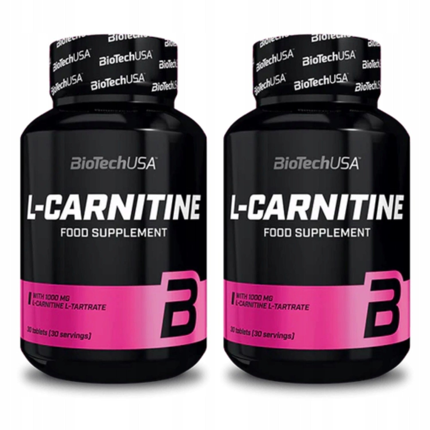2x BioTech USA L-Carnitine 30 tablets