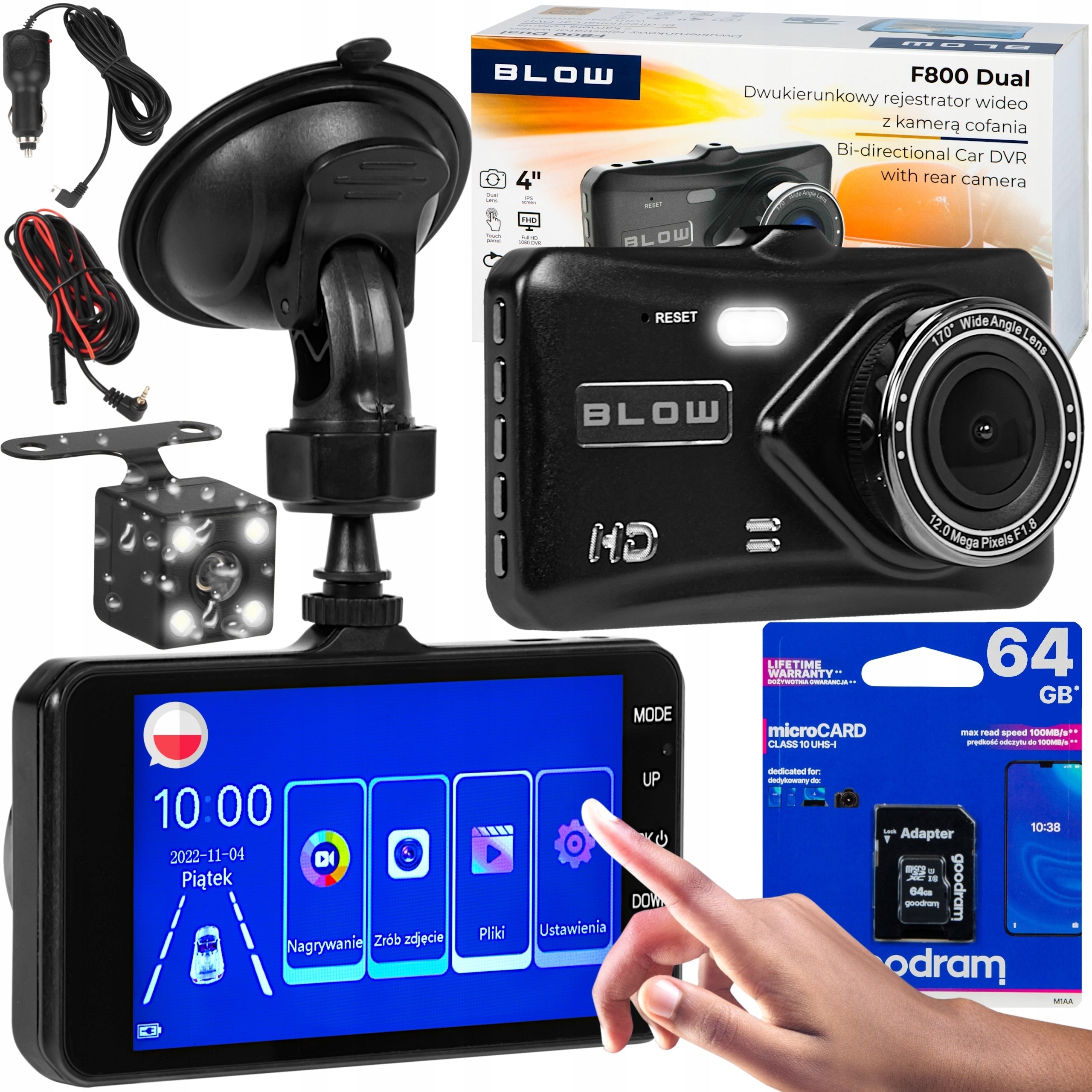2x Blow F800 Dual Video Recorder Model F800 DUAL