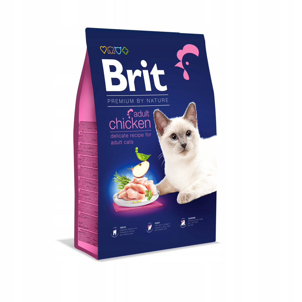2x Brit Premium Cat Adult Chicken 1.5 kg