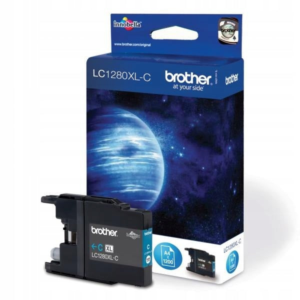 2x Brother | 1280XLC | Cyan | Ink Cartridge | 1200 pages Color blue (cyan)