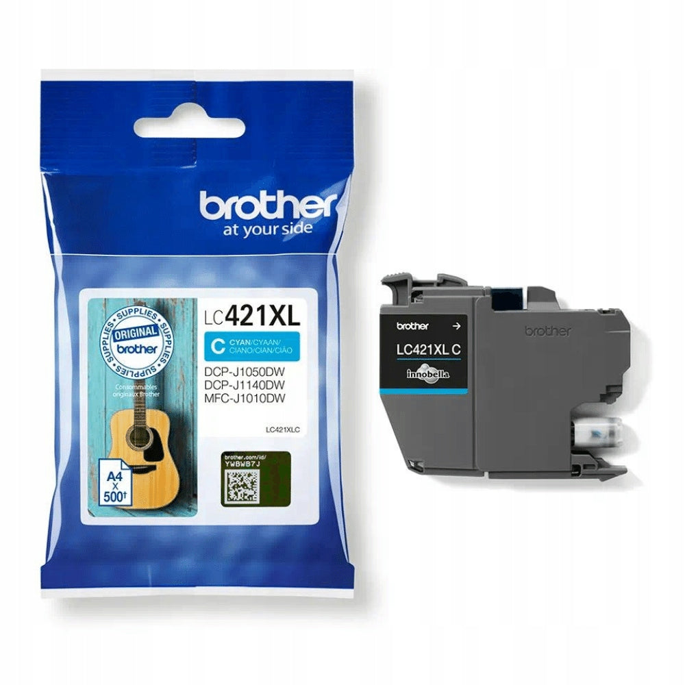 2x Brother LC421XLC Ink Cartridge, Cyan Manufacturer Brother