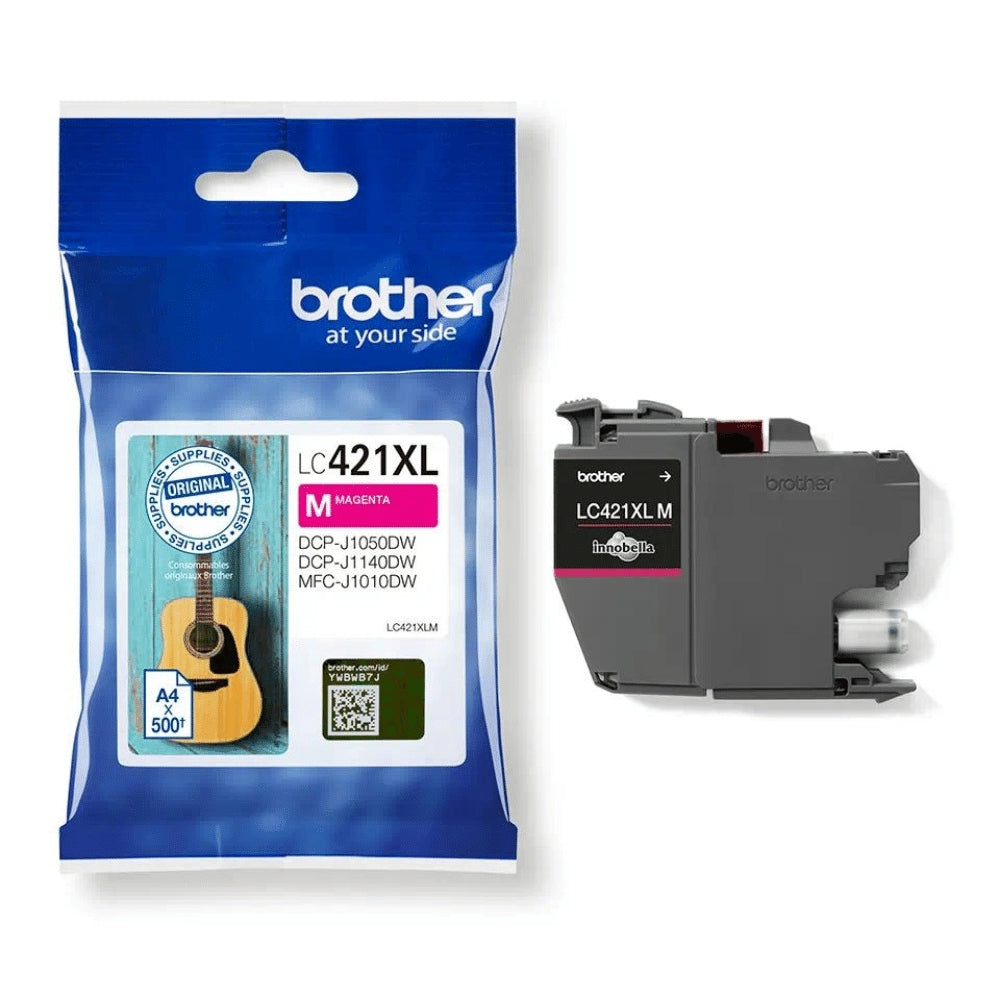 2x Brother LC421XLM Ink Cartridge, Magenta Manufacturer Brother
