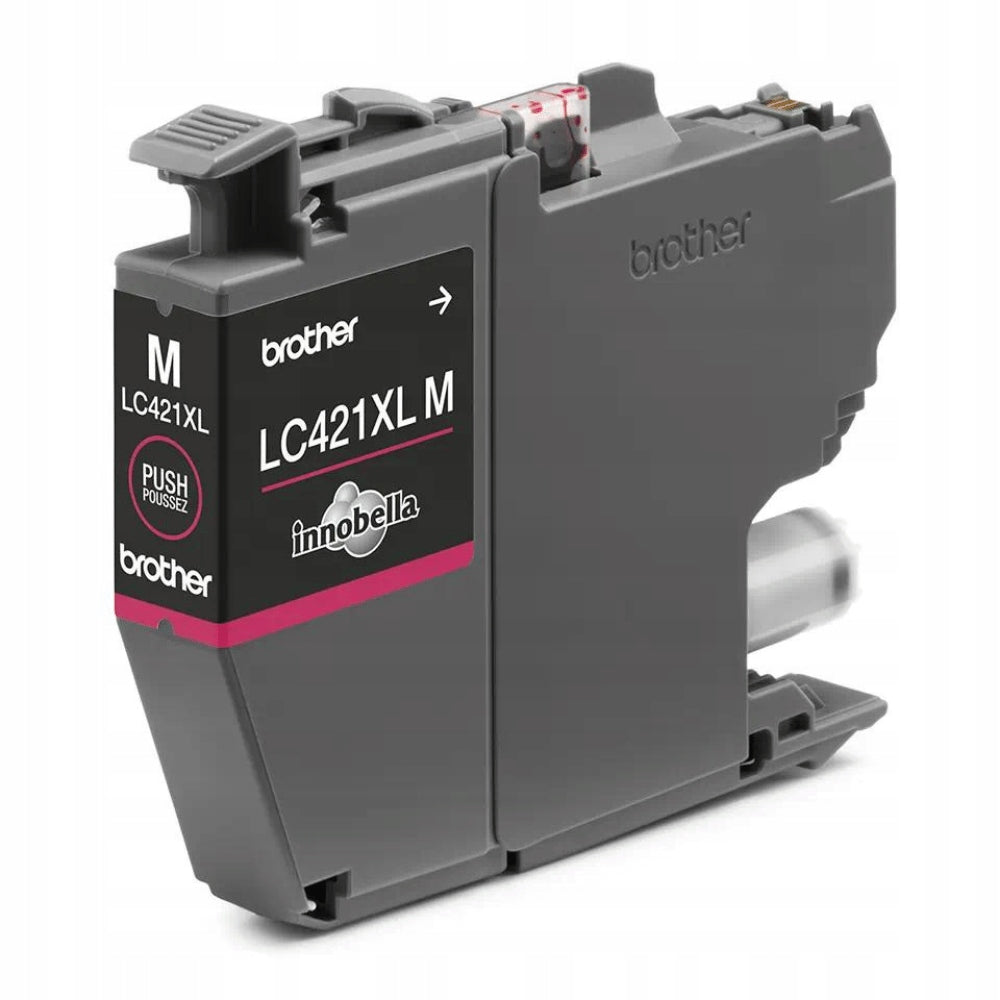 2x Brother LC421XLM Ink Cartridge, Magenta