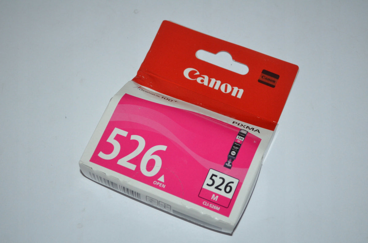 2x CANON CLI-526M Purple/Magenta Ink Packaging status original