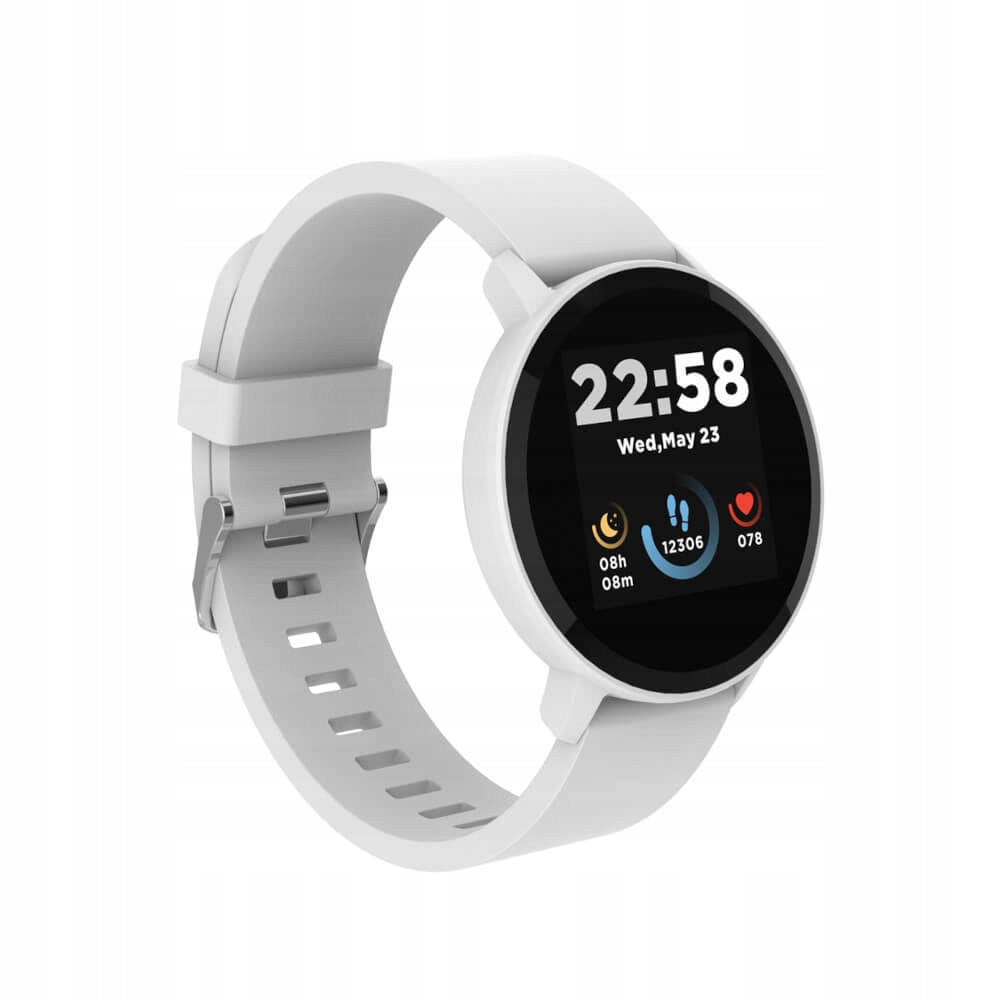 2x CANYON Smartwatch Lollypop SW-63 Silver - White Brand Canyon