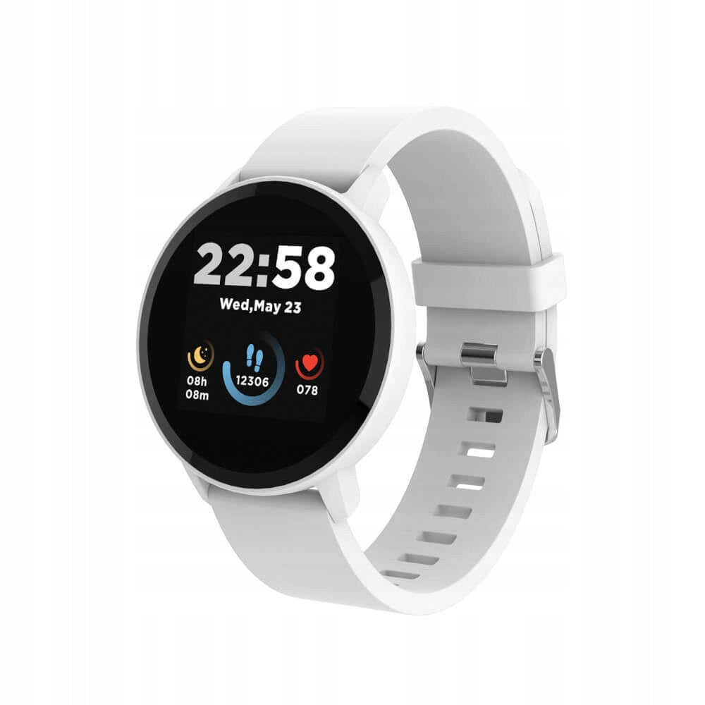 2x CANYON Smartwatch Lollypop SW-63 Silver - White