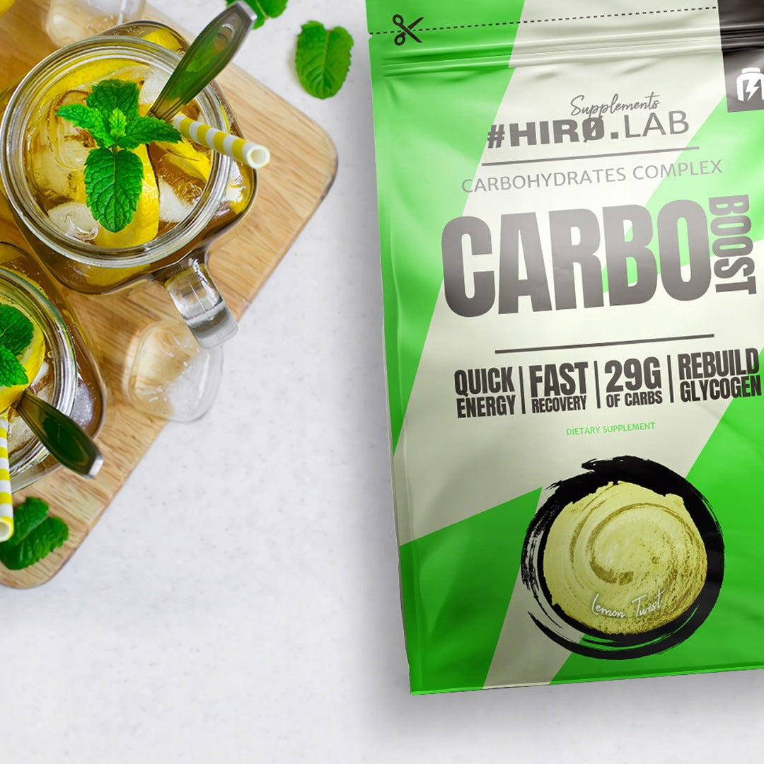 2x CARBO CARBOHYDRATES ENERGY 1000g energy power strength lemon H Brand HIRO.LAB
