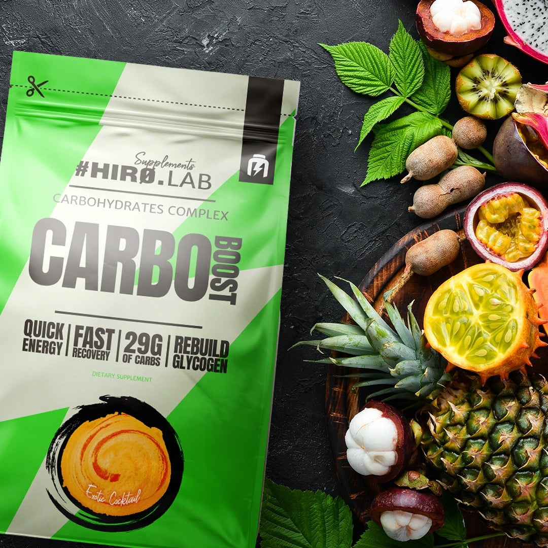 2x CARBO CARBOHYDRATES ENERGY 1000g energy tropical fruit HIR Brand HIRO.LAB