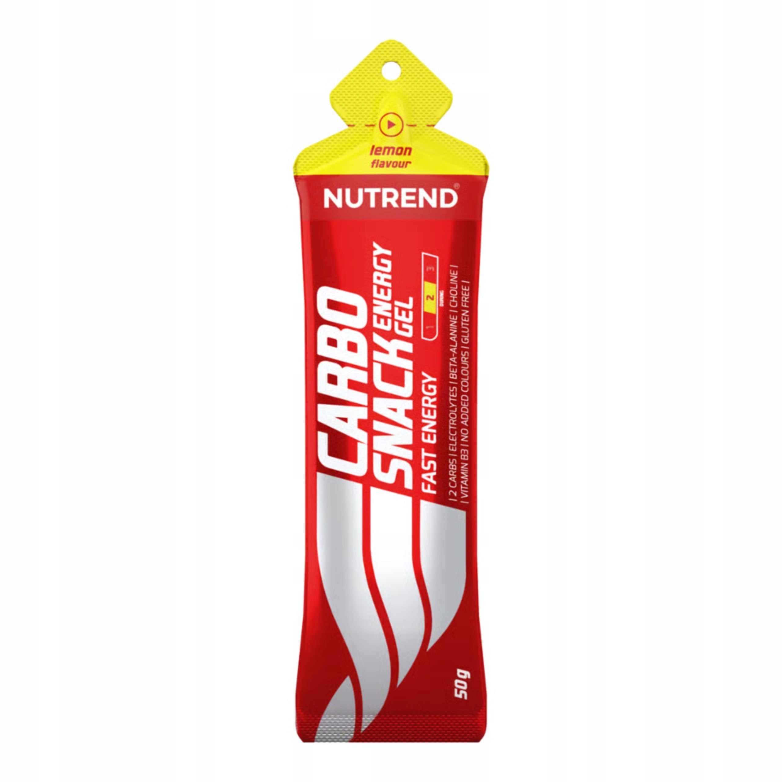 2x CARBOSNACK ENERGY GEL CARBOHYDRATES BETA-ALANINE 18x50g NUTREND Brand Nutrend