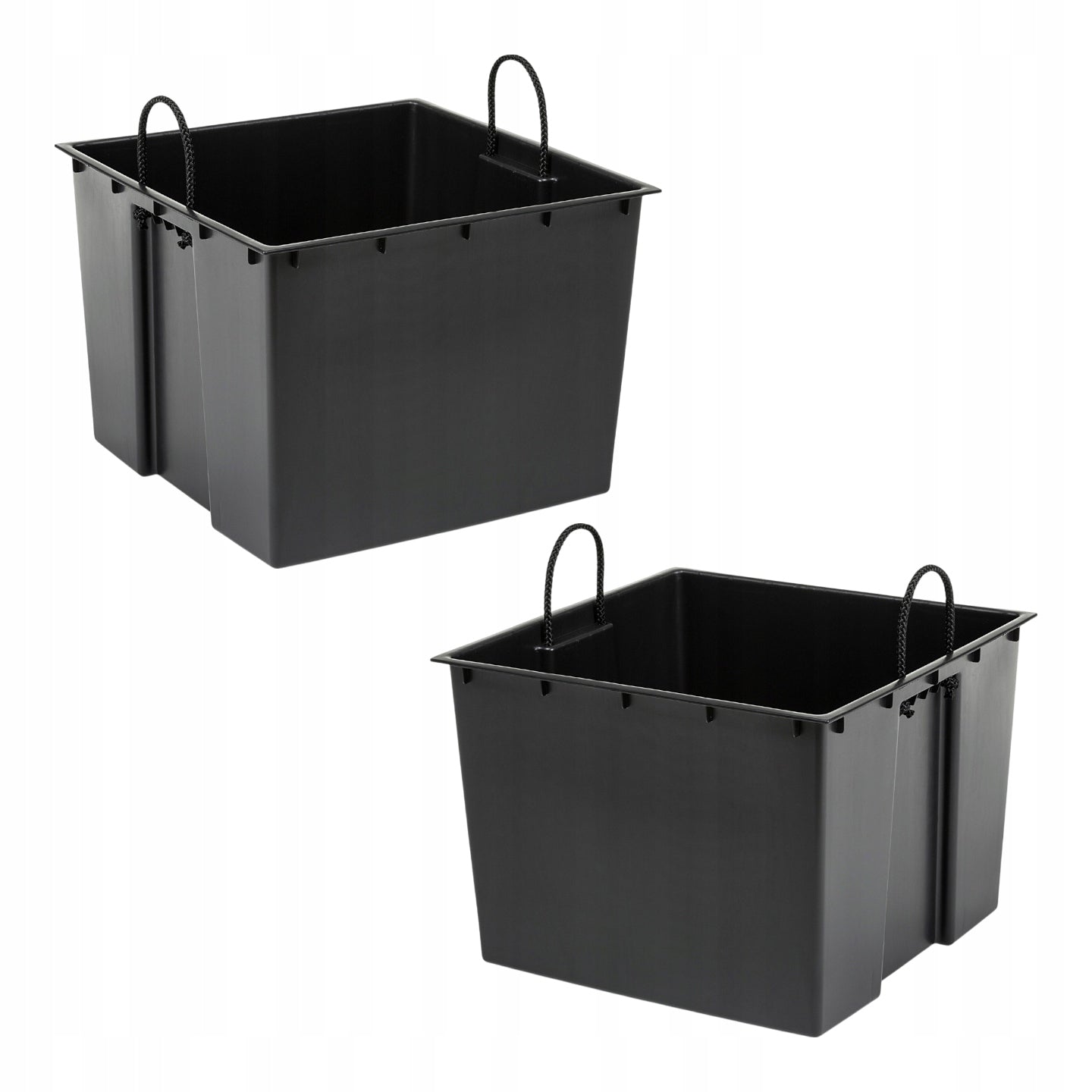 2x CARTRIDGE 30x30 CM PLANTER REFILLS SQUARE FLOWER POT UNIVERSAL