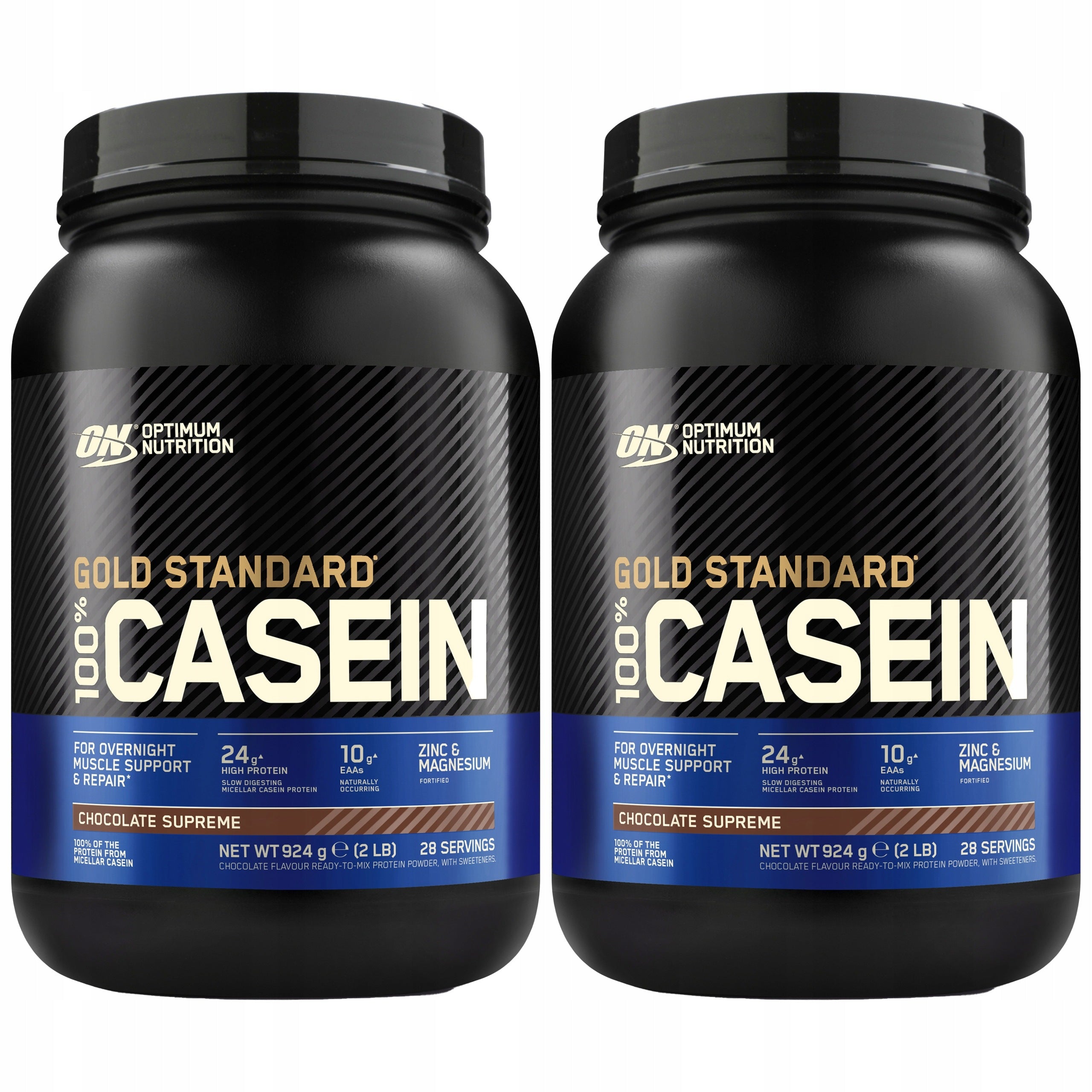 2x CASSETTE PROTEIN 100% CASEIN PROTEIN 924g REGENERATION NIGHT OPTIMUM