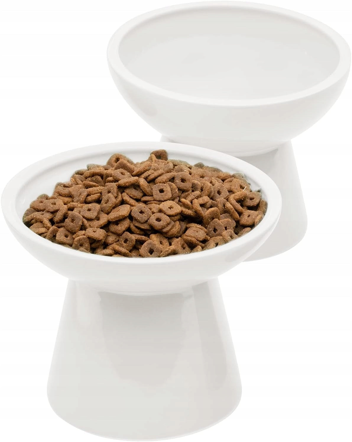 2x CEEFU CAT DOG CERAMIC BOWL