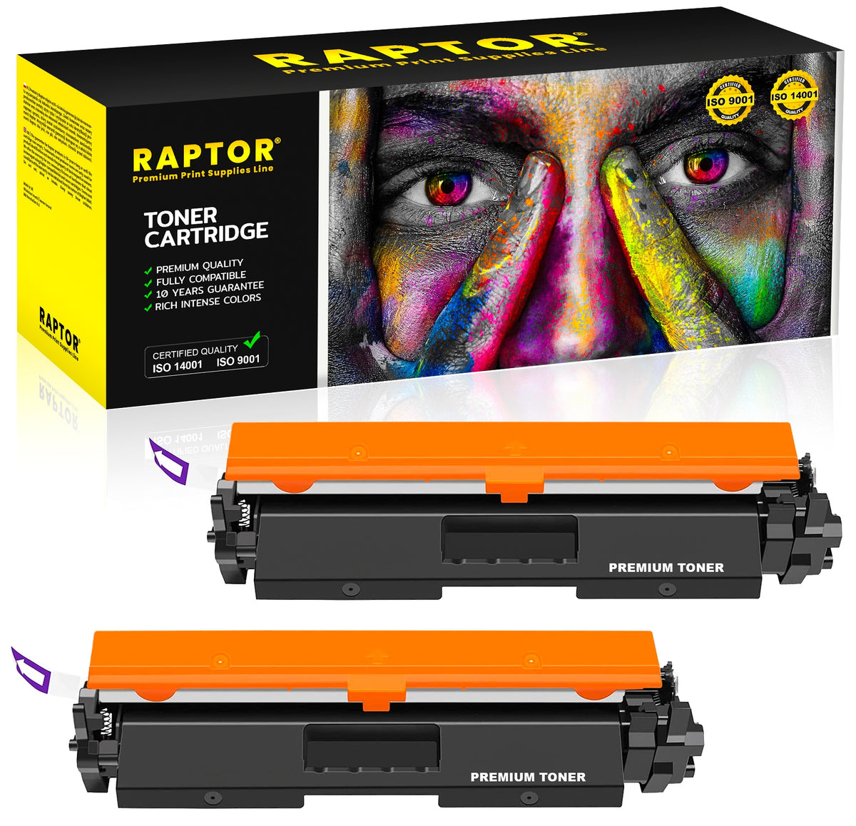 2x CF217A Toner for hp LaserJet Pro M130a M130fn