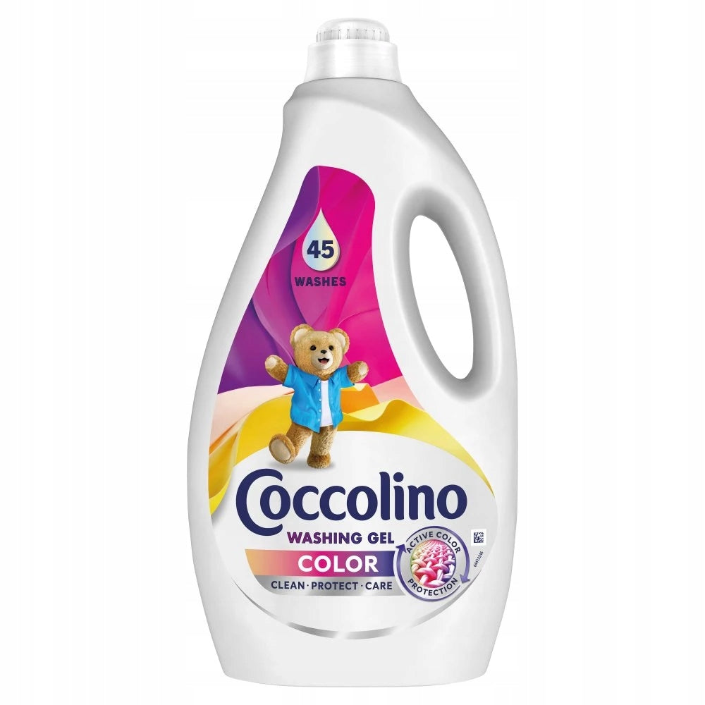 2x COCCOLINO WASHING GEL FOR COLORED FABRICS 1,8L 45W