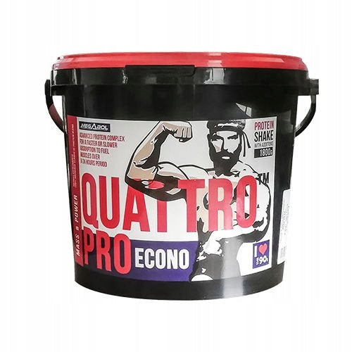 2x COMPREHENSIVE PROTEIN QUATTRO PRO WPC 1800g MUSCLE MASS MEGABOL Brand Megabol