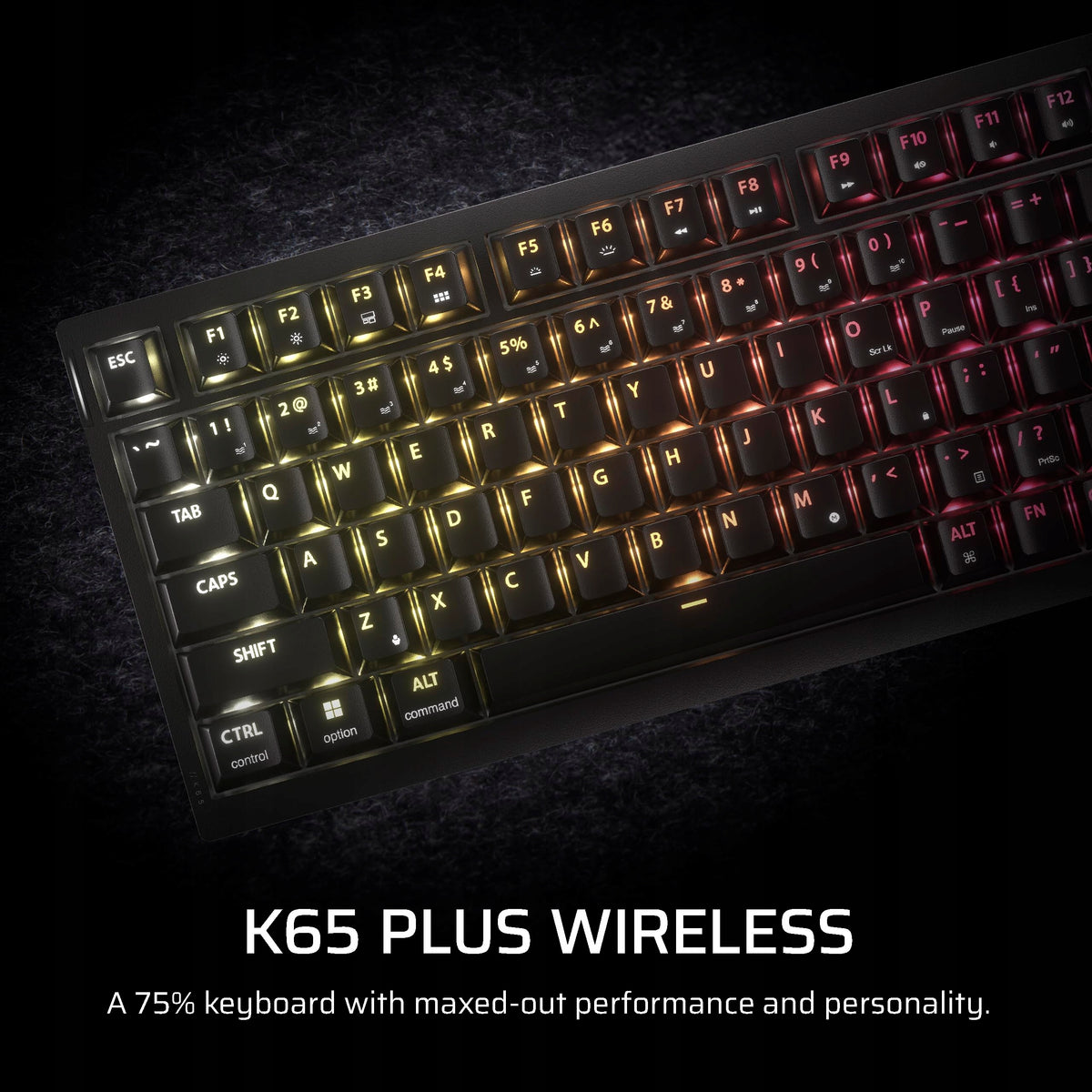 2x CORSAIR K65 PLUS WIRELESS TACTILE 75% RGB Mechanical Gaming Keyboard Manufacturer Corsair