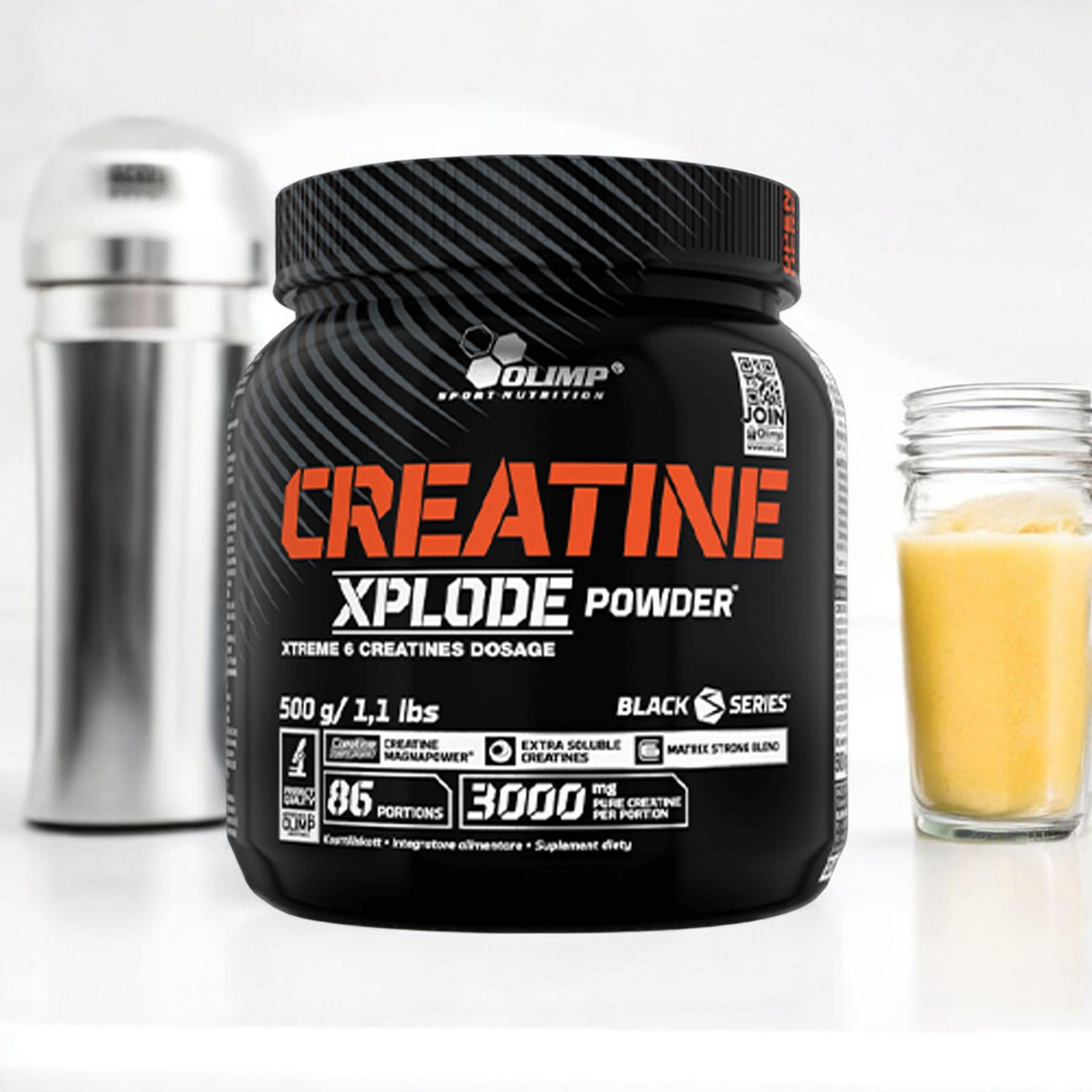 2x CREATINE 6 FORMS + TAURINE STRENGTH MASS REGENERATION CREATINE XPLODE OLIMP Brand Olimp