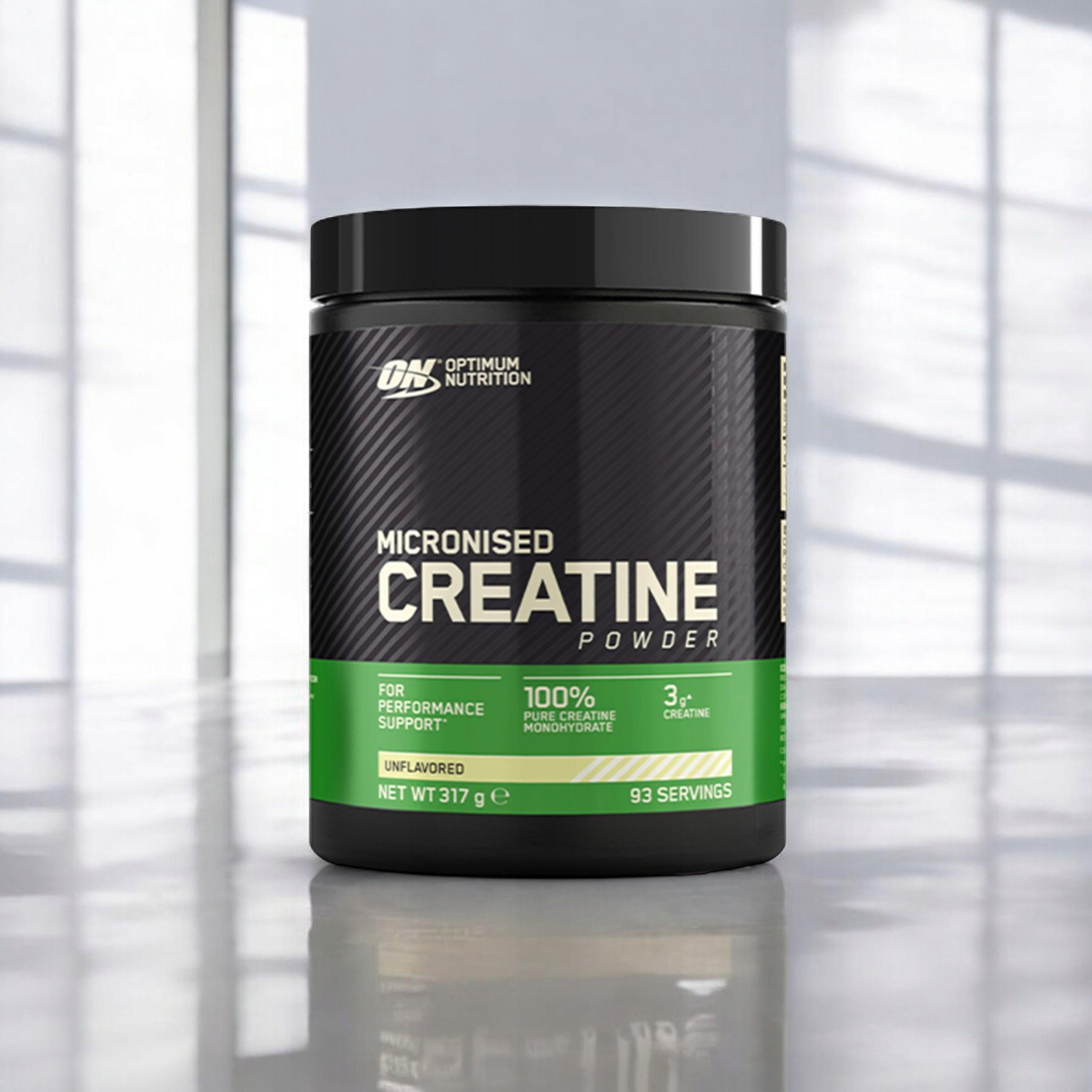 2x CREATINE MONOHYDRATE 100% PURE STRENGTH 317g OPTIMUM Brand Optimum Nutrition