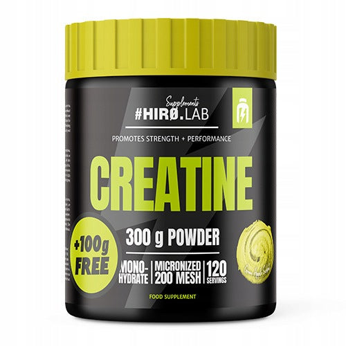 2x CREATINE MONOHYDRATE 300g POWDER CREATINE STRENGTH 300 g HIRO APPLE Expiration date at least six months from the date of purchase