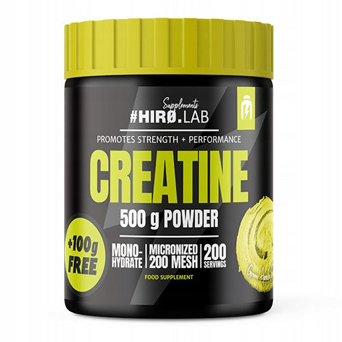 2x CREATINE MONOHYDRATE CREATINE 500g POWDER CREATINE STRENGTH APPLE HIRO.LAB Expiration date at least six months from the date of purchase