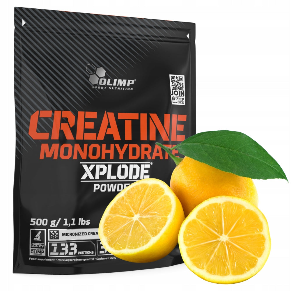 2x CREATINE Olimp Creatine MONO XPLODE 500g LEMON Monohydrate, vit D, B6 Expiration date at least 1 year from the date of purchase