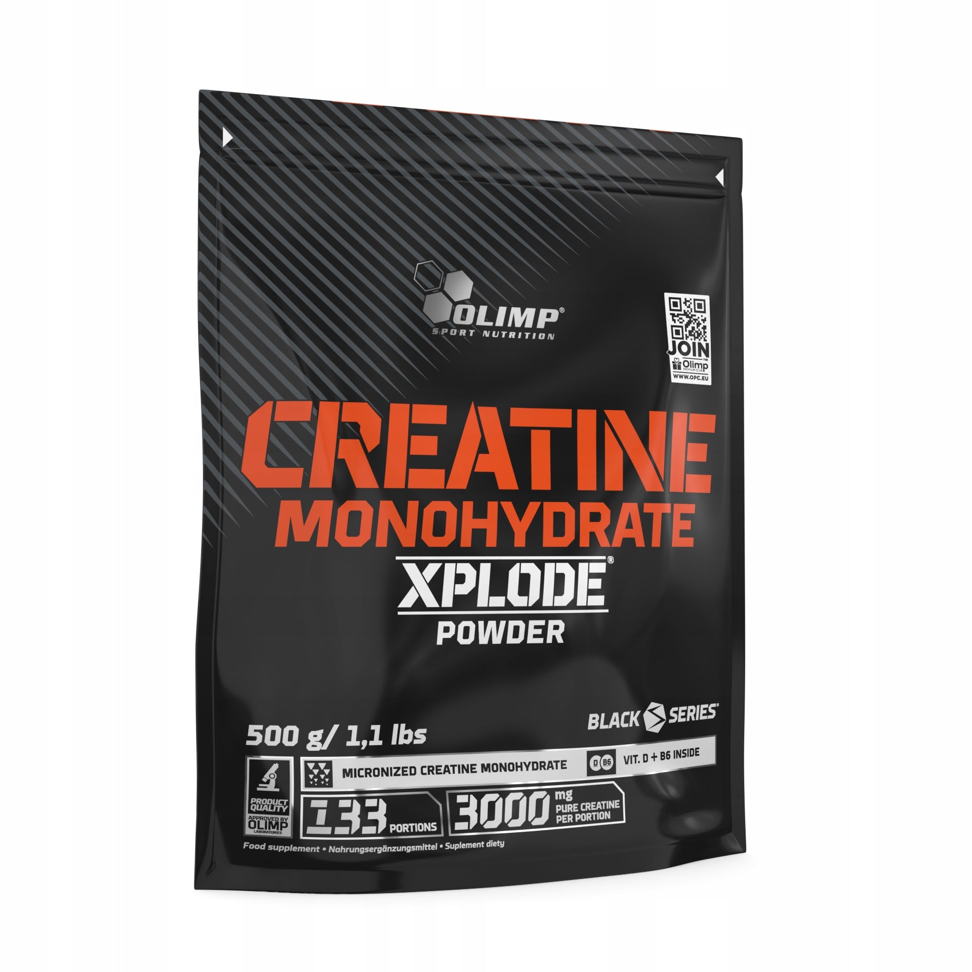 2x CREATINE Olimp Creatine MONO XPLODE 500g LEMON Monohydrate, vit D, B6 Manufacturer code 21826