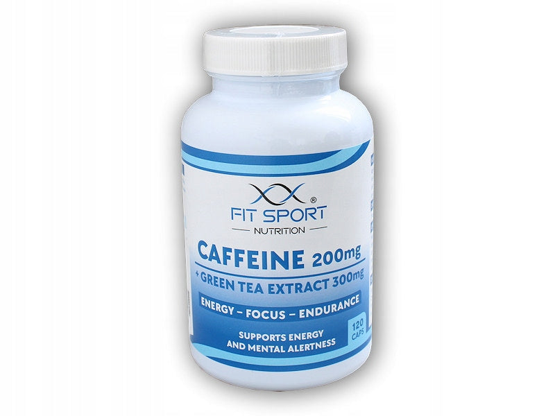|2x| Caffeine 200mg + Green Tea Extract 300mg 120 kapslí - Kofein Packaging status original
