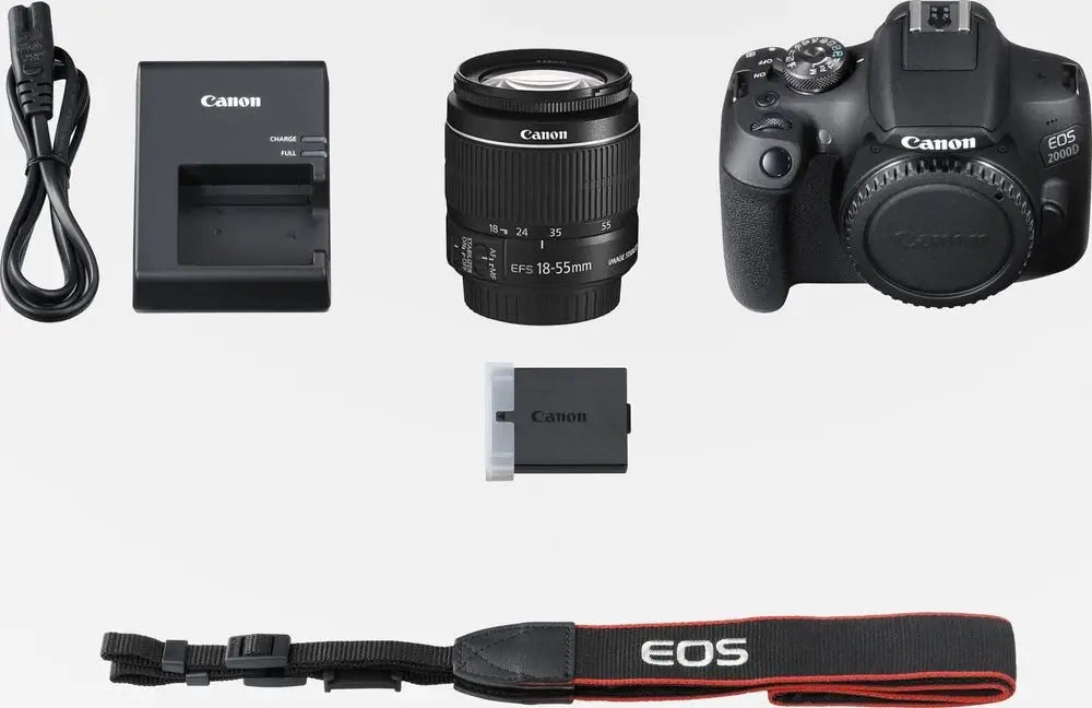 2x Canon EOS 2000D | EF-S 18-55mm III Lens | Black Brand Canon