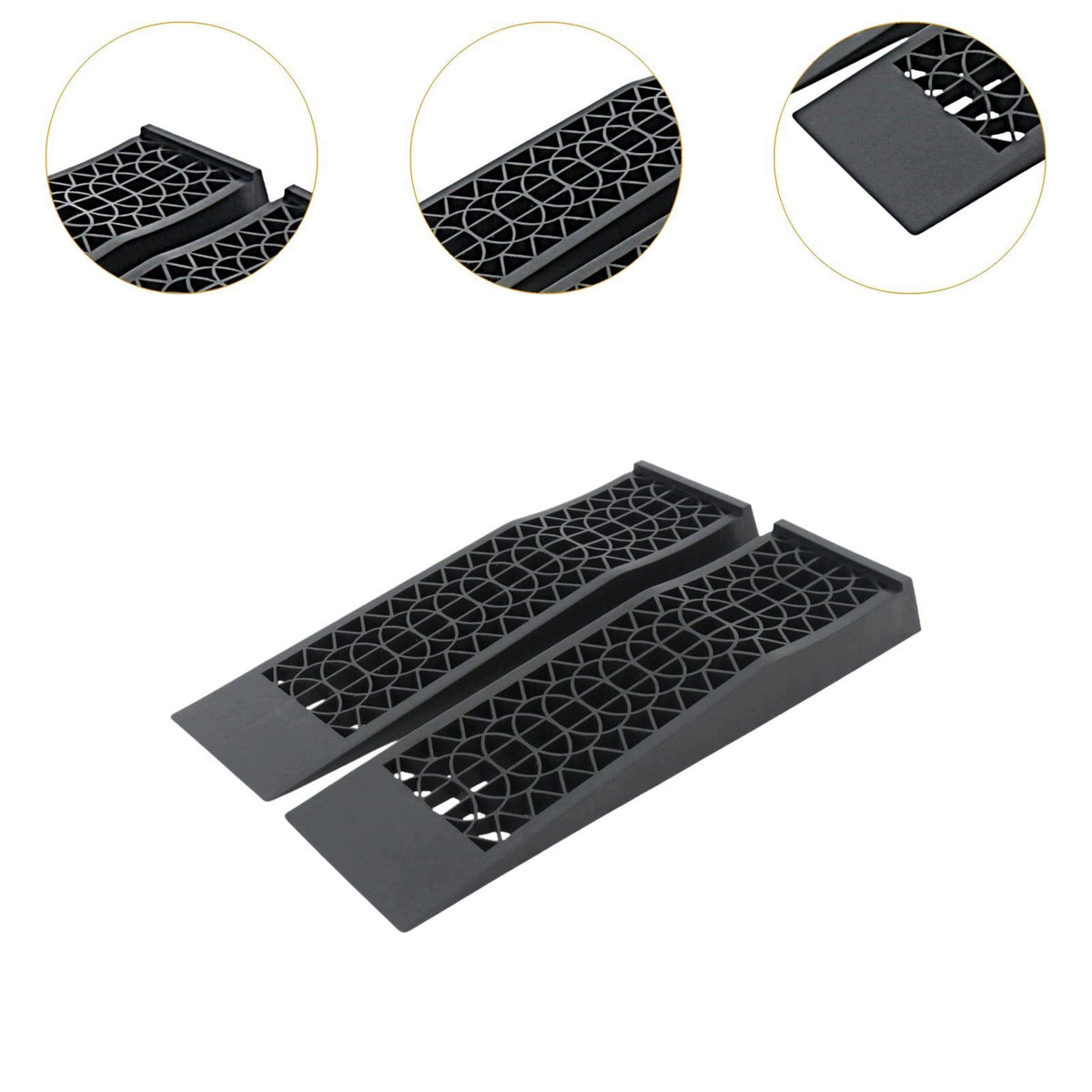 2x Car Ramps Anti Slip Home Garage Use for Jack Support no Flower Texture Brand no brand