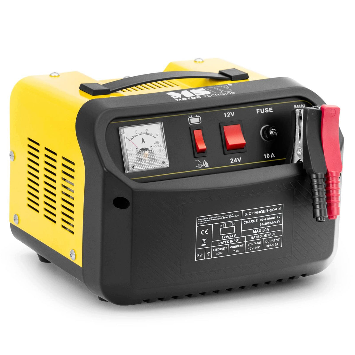 2x Car rectifier with emergency start 12/24 V 45 A