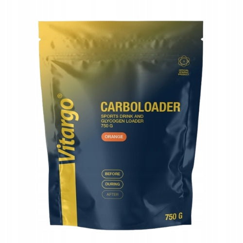2x Carbohydrates VITARGO Carboloader 750g Orange Training Energy Powder Expiration date at least six months from the date of purchase