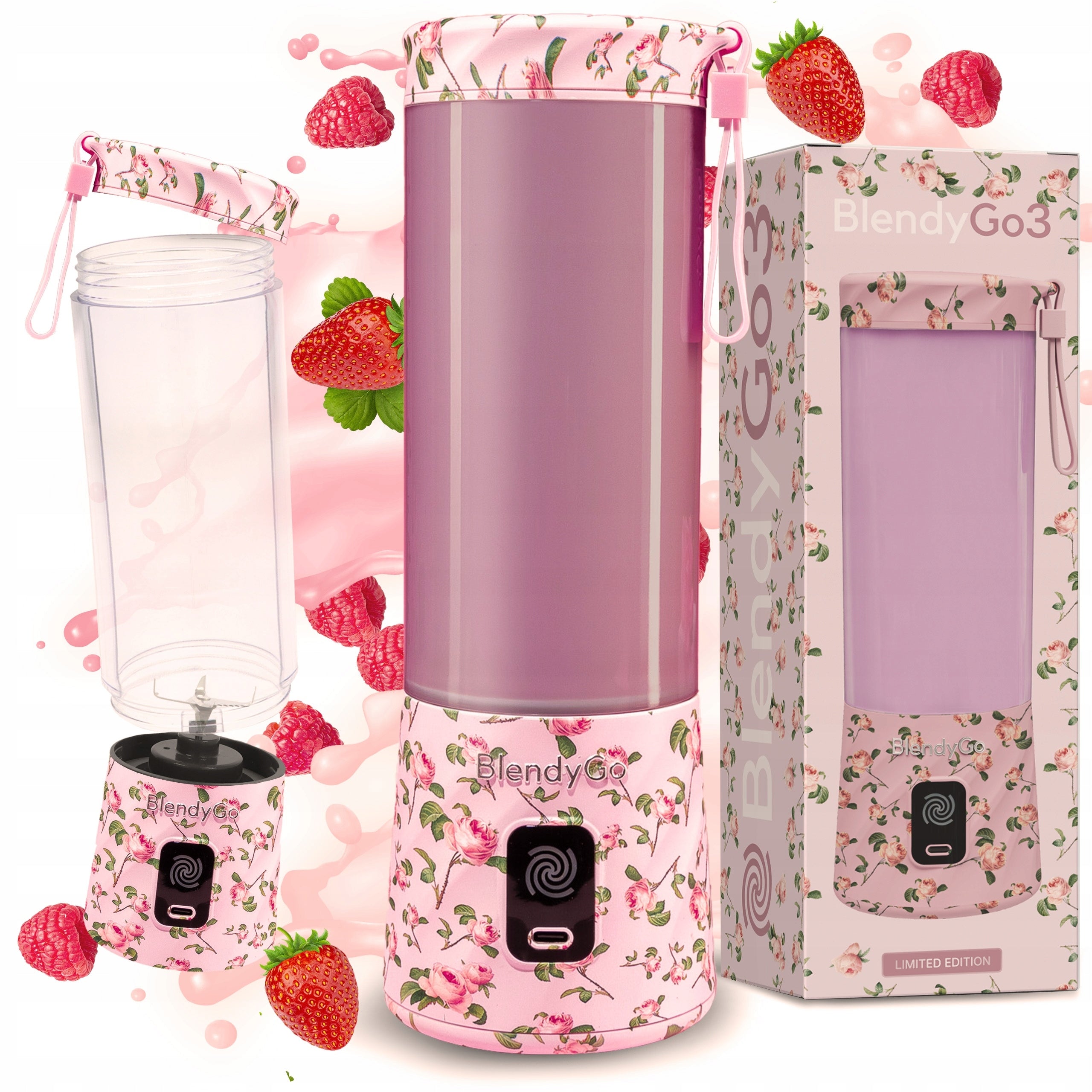 2x Chalice Blender Blendygo 3 Wireless 250 W 0 55 L Waterproof Roz