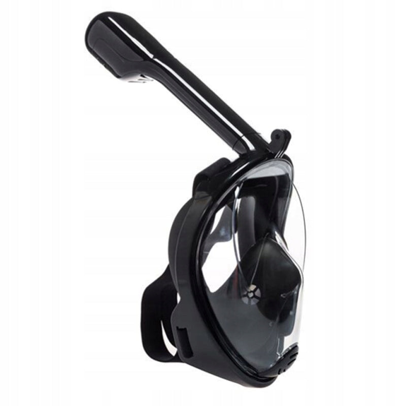 2x Children's Diving Mask Full Face With Tube Retoo S032 Black Color black