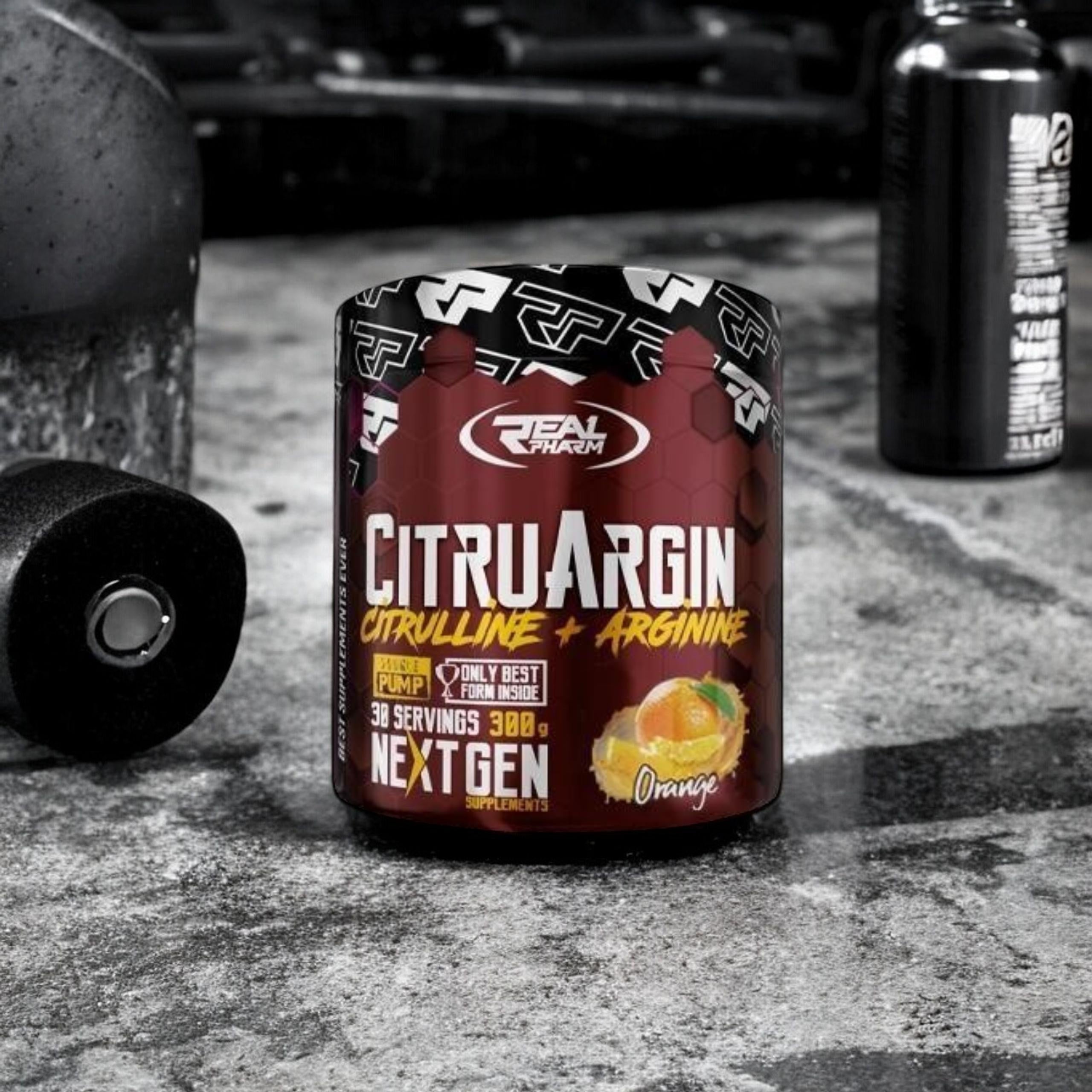 2x CitruArgin Citrulline Arginine Pre-workout Energy Strength 300g Real Ph Brand Real Pharm